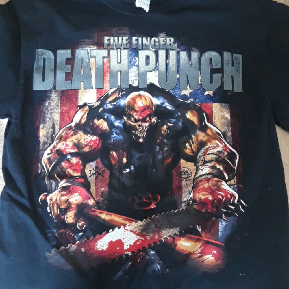 Vintage 5 finger tshirt